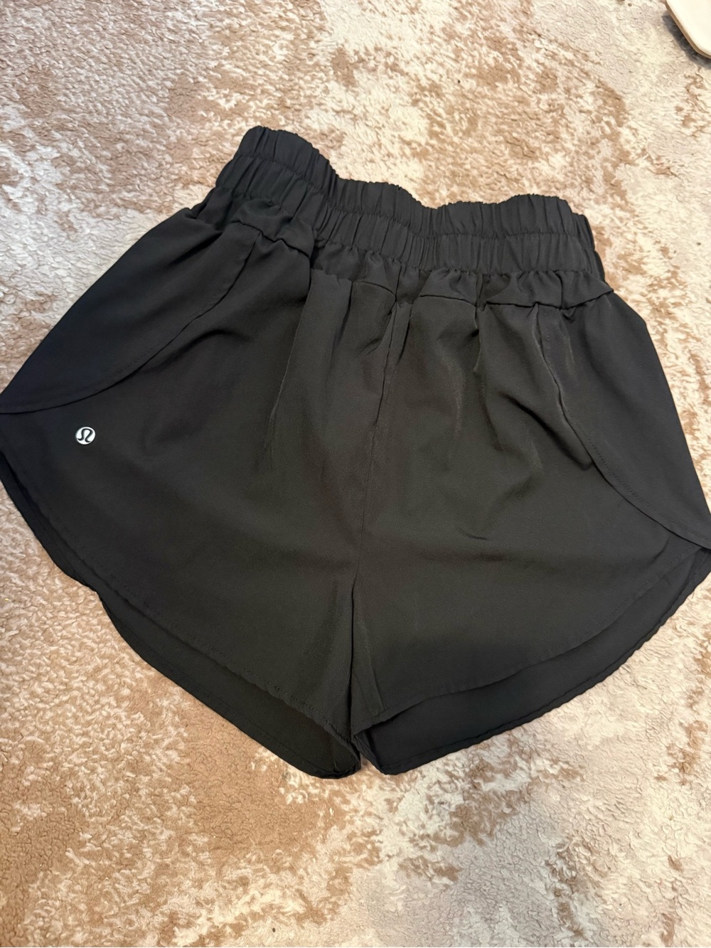 lululemon athletica Black High-Rise Athletic Shorts